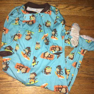 6/$20 24M Monkey Pajamas